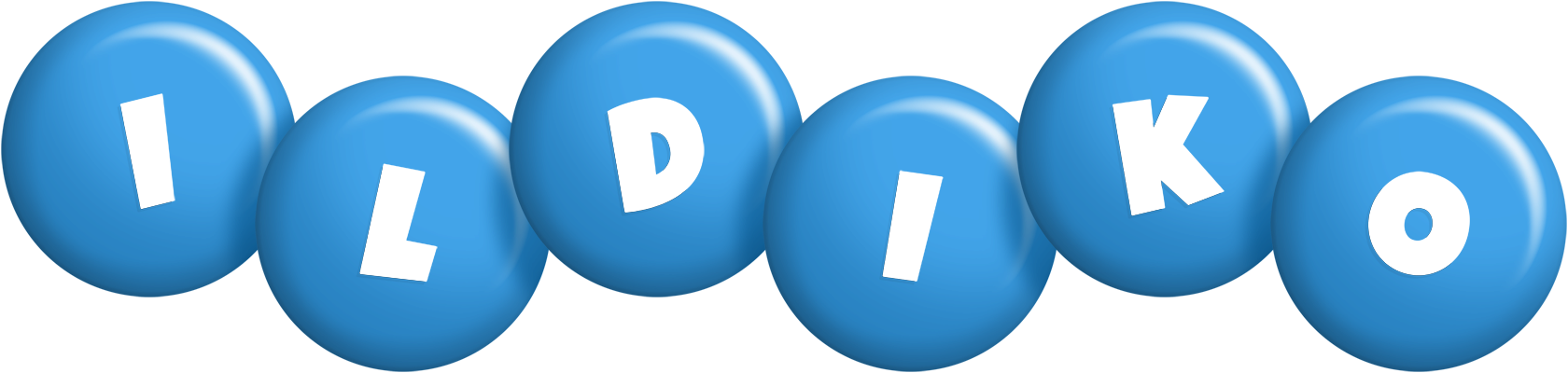 Ildiko candy-blue logo