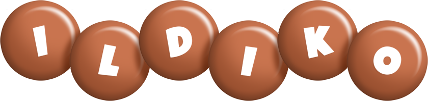 Ildiko candy-brown logo