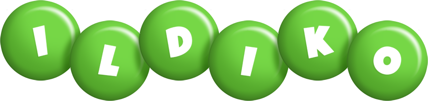 Ildiko candy-green logo