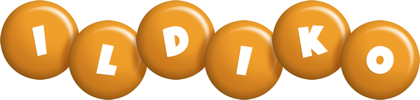 Ildiko candy-orange logo