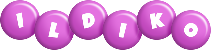 Ildiko candy-purple logo