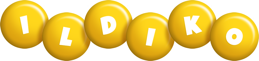 Ildiko candy-yellow logo