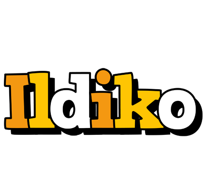 Ildiko cartoon logo