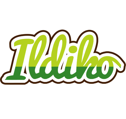 Ildiko golfing logo