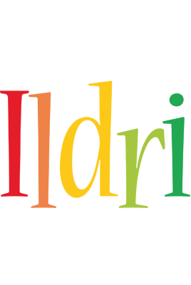 Ildri birthday logo