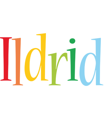 Ildrid birthday logo