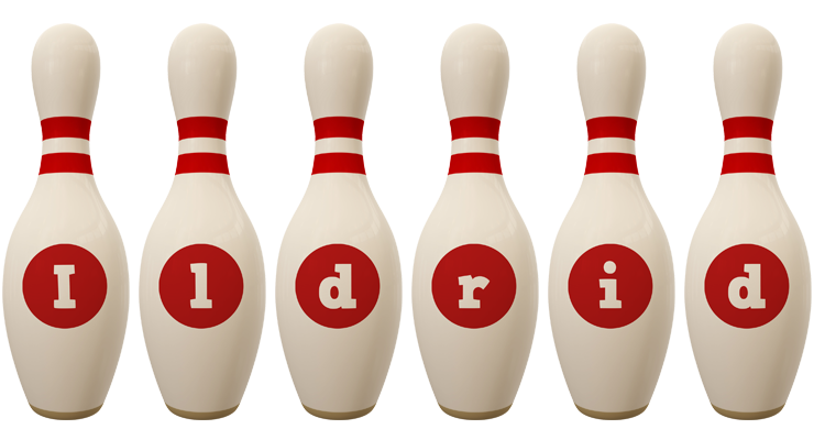 Ildrid bowling-pin logo