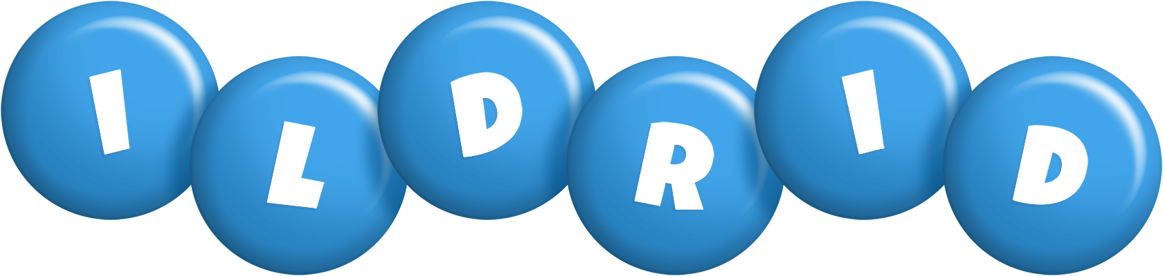 Ildrid candy-blue logo