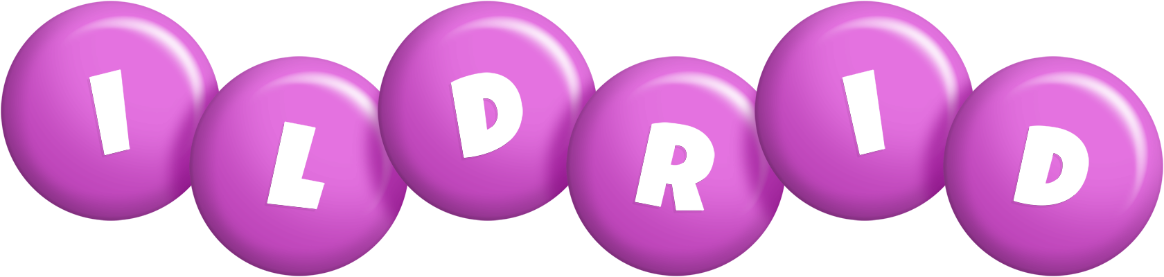 Ildrid candy-purple logo