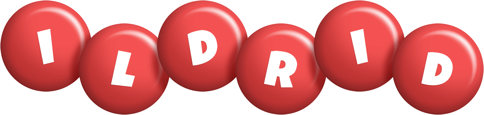 Ildrid candy-red logo