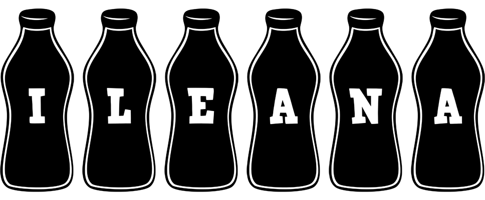 Ileana bottle logo