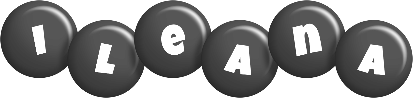 Ileana candy-black logo