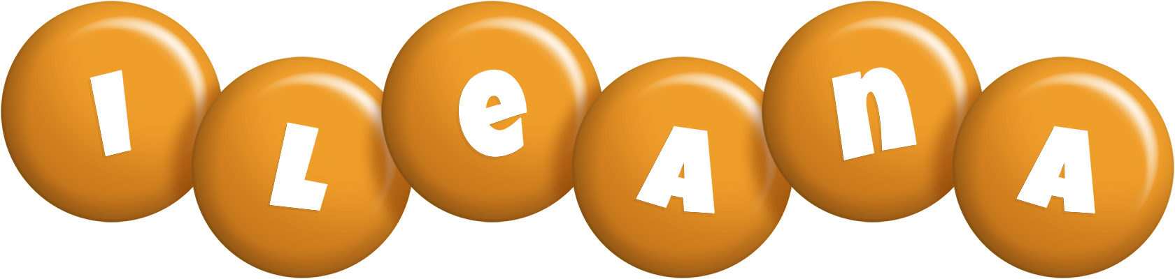 Ileana candy-orange logo
