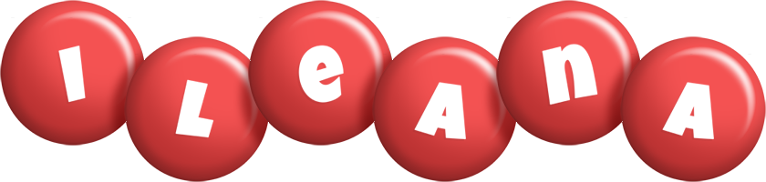 Ileana candy-red logo