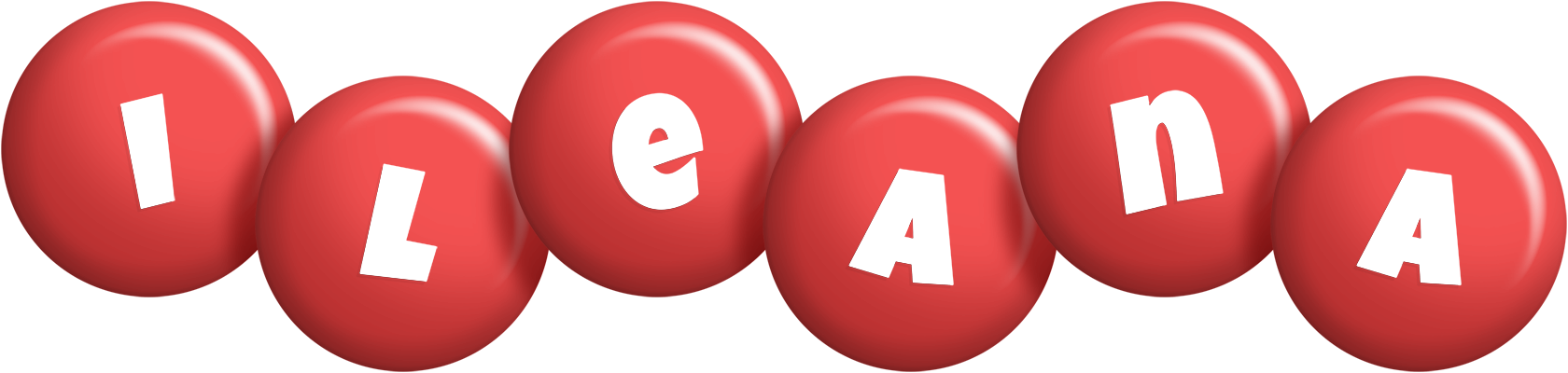 Ileana candy-red logo
