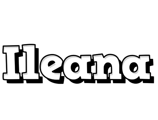 Ileana snowing logo