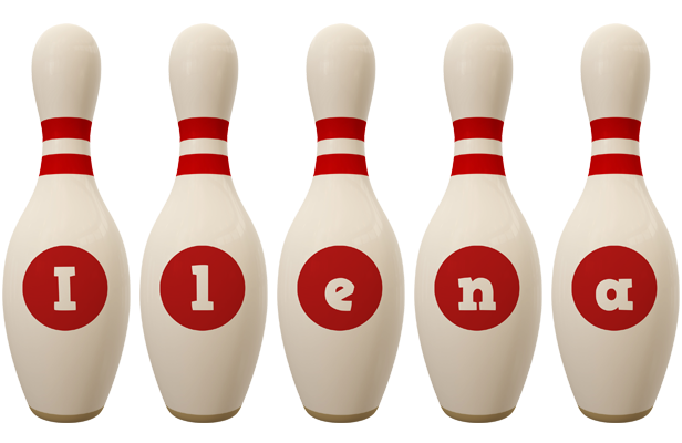 Ilena bowling-pin logo