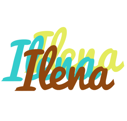 Ilena cupcake logo