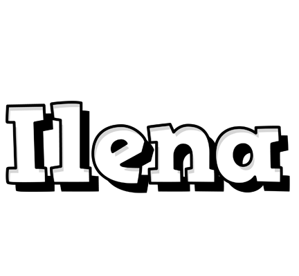 Ilena snowing logo