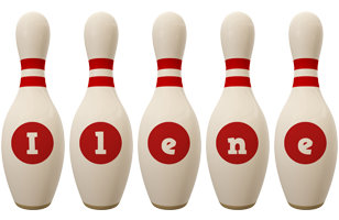 Ilene bowling-pin logo