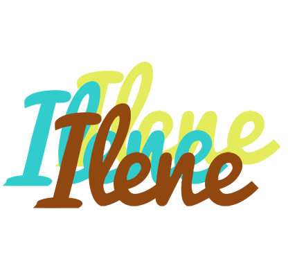 Ilene cupcake logo