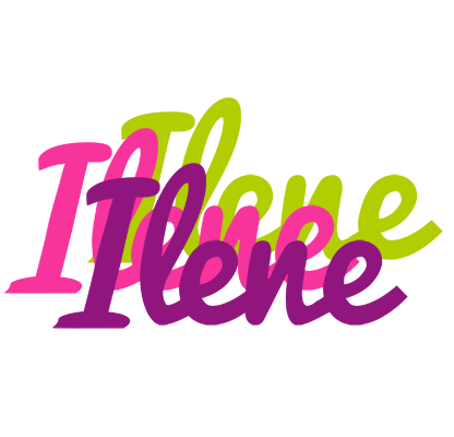 Ilene flowers logo