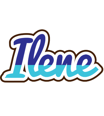 Ilene raining logo