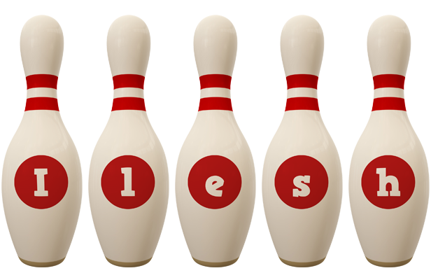 Ilesh bowling-pin logo
