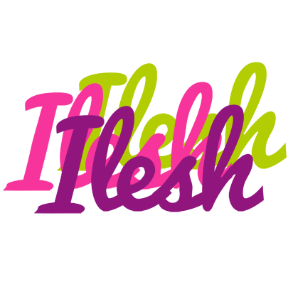 Ilesh flowers logo