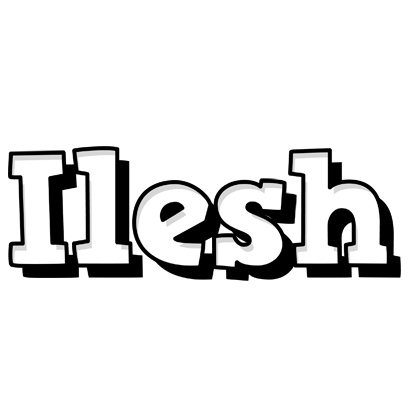 Ilesh snowing logo