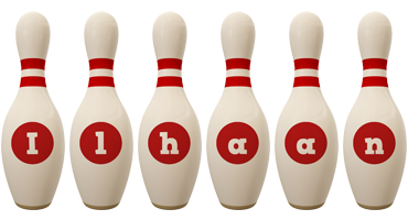 Ilhaan bowling-pin logo