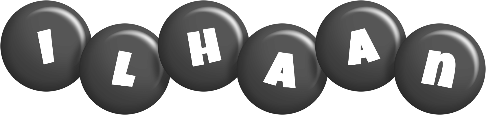 Ilhaan candy-black logo