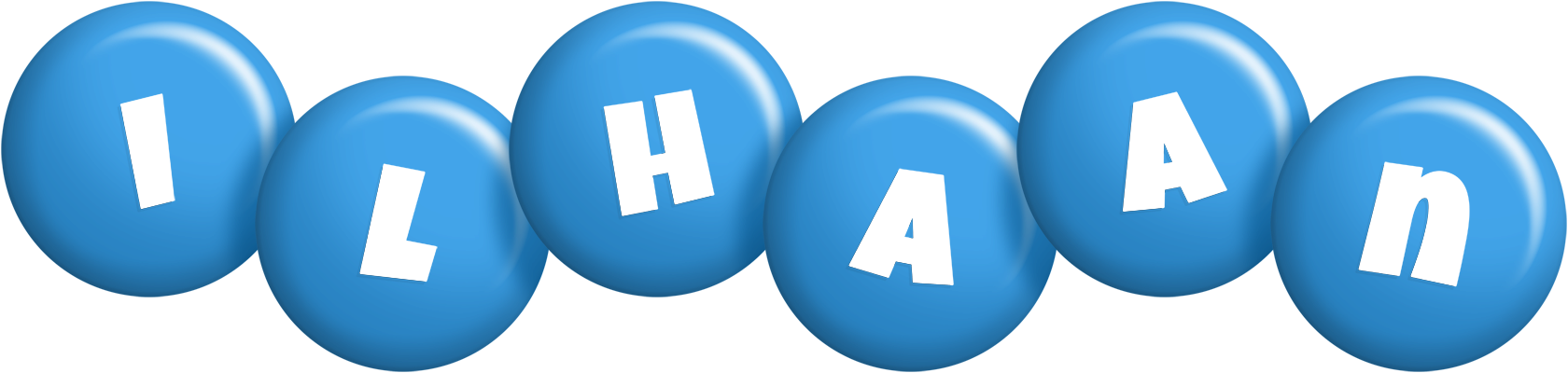 Ilhaan candy-blue logo