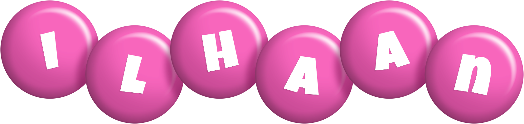 Ilhaan candy-pink logo