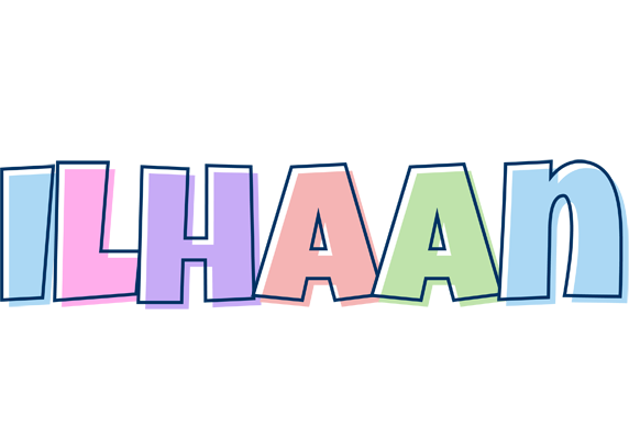Ilhaan pastel logo