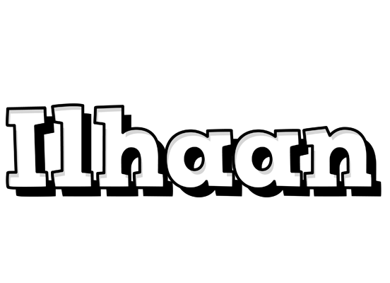 Ilhaan snowing logo