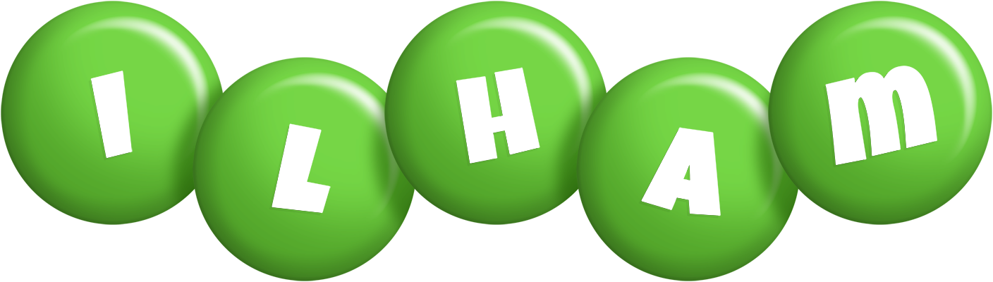 Ilham candy-green logo