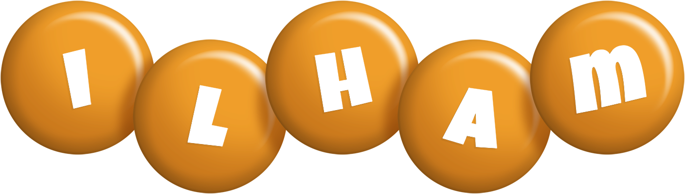 Ilham candy-orange logo