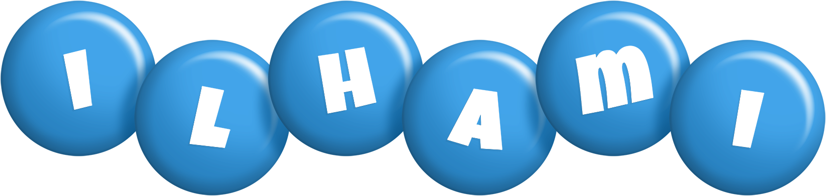 Ilhami candy-blue logo