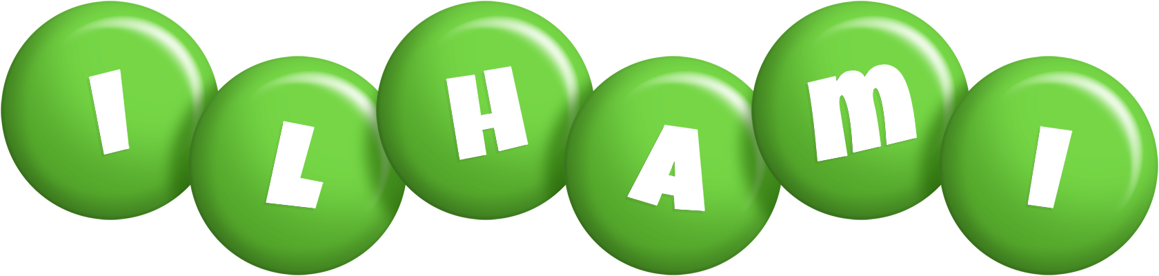 Ilhami candy-green logo