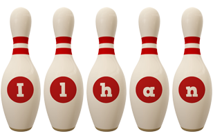 Ilhan bowling-pin logo