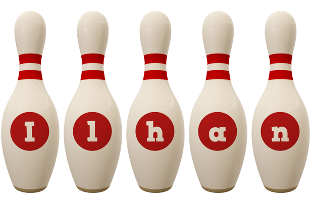 Ilhan bowling-pin logo