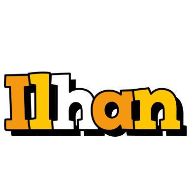 Ilhan cartoon logo