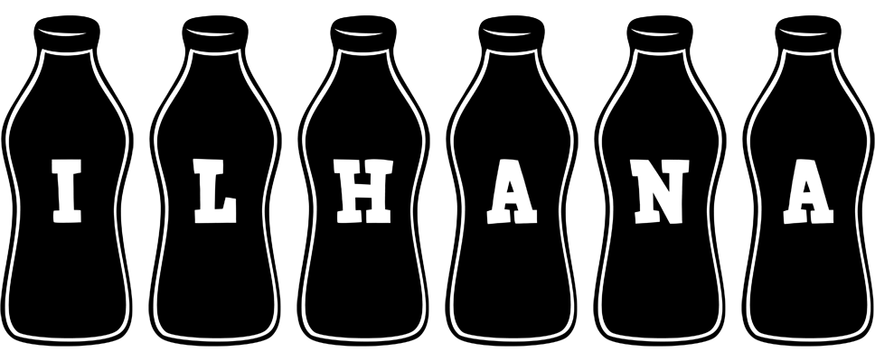 Ilhana bottle logo