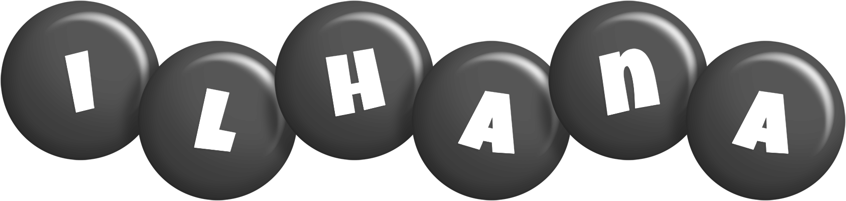 Ilhana candy-black logo