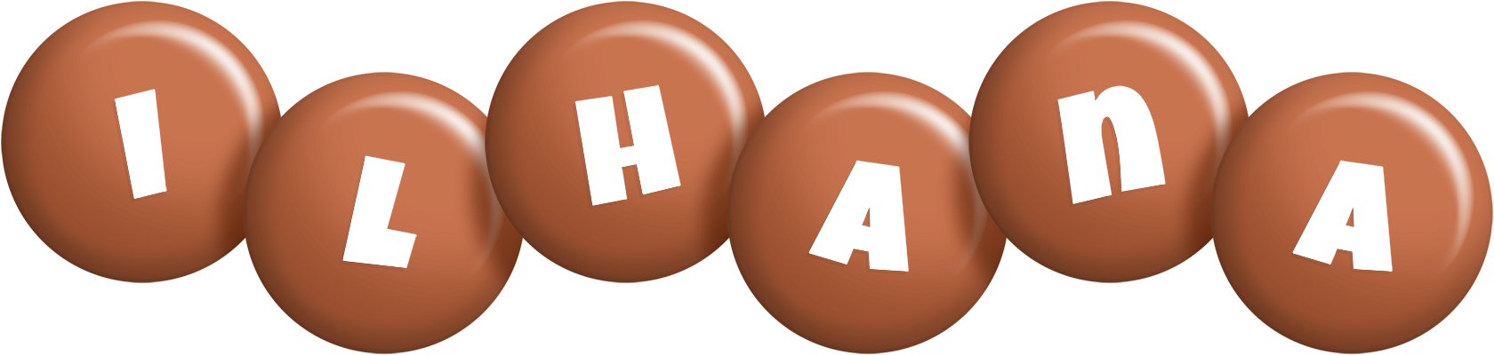 Ilhana candy-brown logo