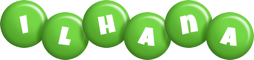 Ilhana candy-green logo