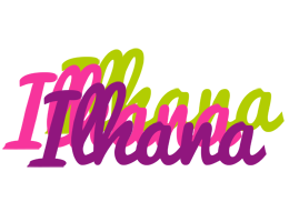 Ilhana flowers logo
