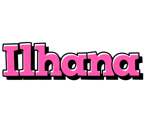 Ilhana girlish logo