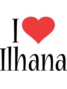 Ilhana i-love logo